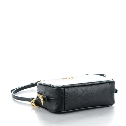 Prada Saffiano Mini Camera Crossbody Bag Nero Black 4 of 8