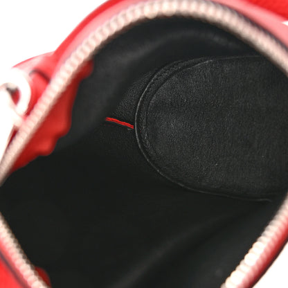 Loewe Calfskin Shearling Mini Bunny Crossbody Bag Red 5 of 10