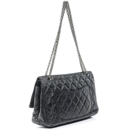 Chanel Aged Calfskin 2.55 Reissue 227 Flap Metallic Grey 2 of 7