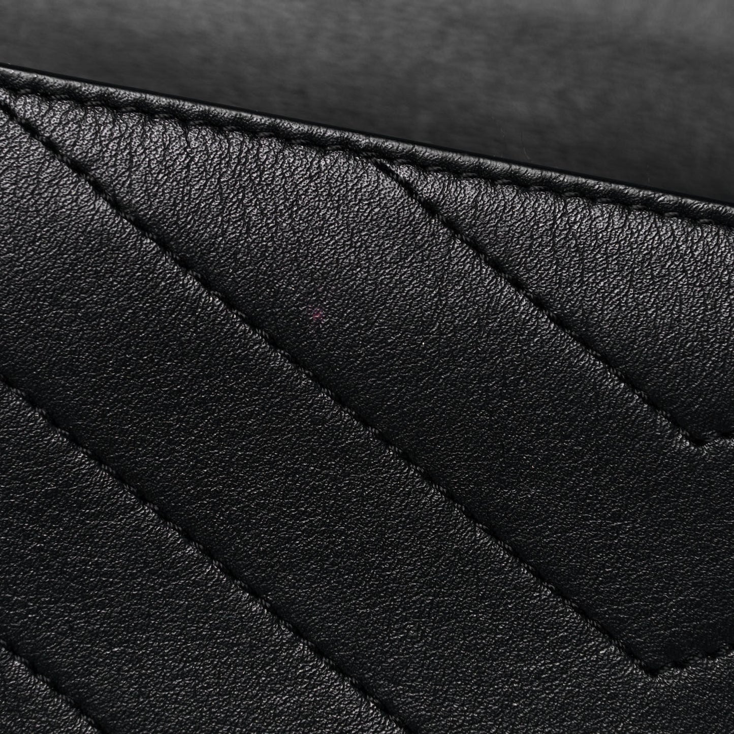 Calfskin Chevron Stitched Medium Coco Flap Bag Black