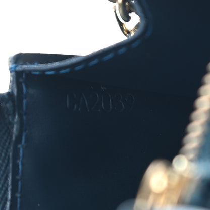 Louis Vuitton Vernis Key Pouch Blue Nuit 7 of 19