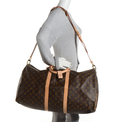 Louis Vuitton Monogram Keepall Bandouliere 55 2 of 7