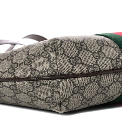 Gucci GG Supreme Monogram Web Small Ophidia Half Moon Hobo Brown 7 of 10