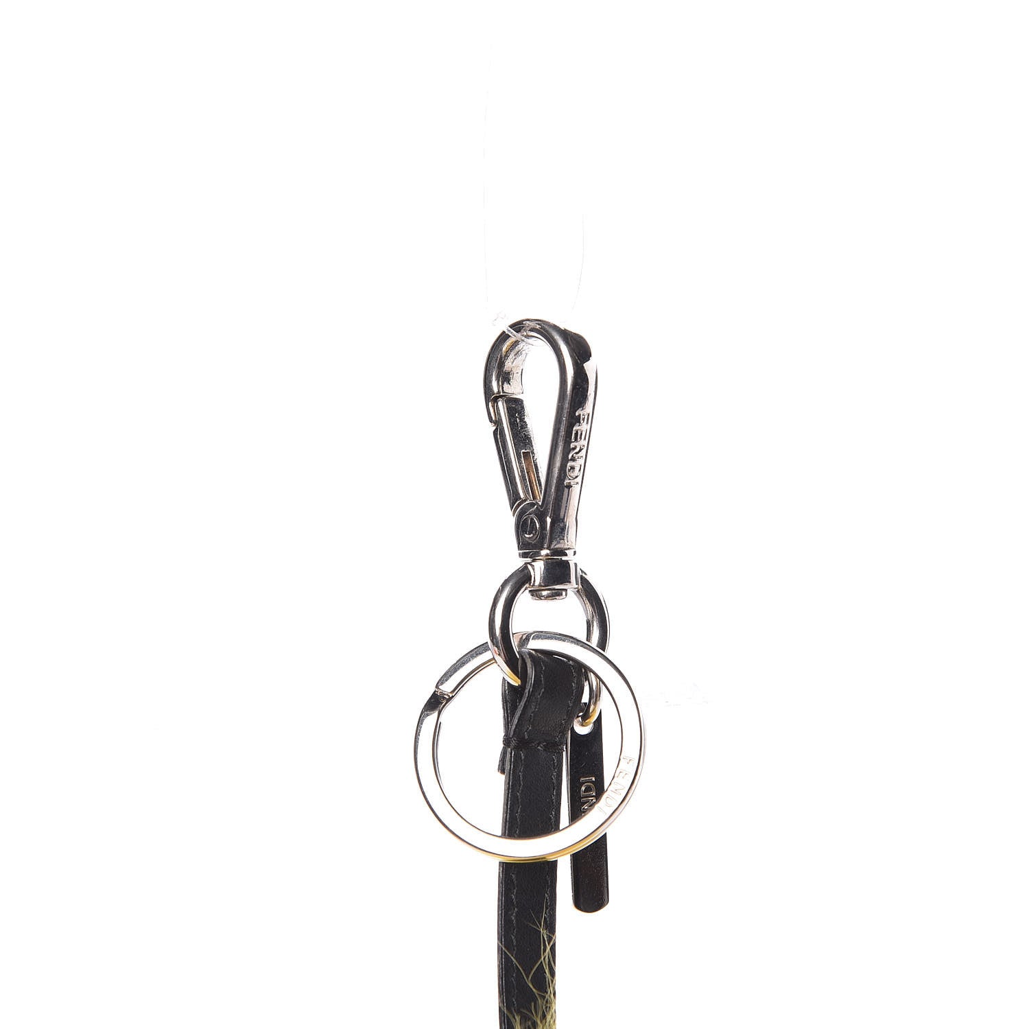Fendi Fox Fur Smiley Bag Charm Yellow 4 of 4