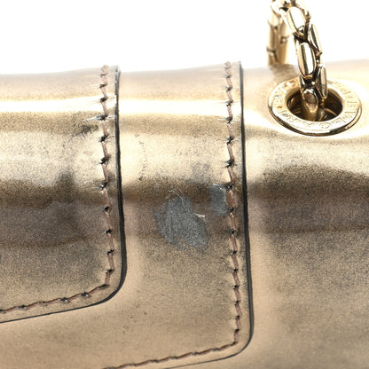 Bulgari Metallic Calfskin Small Serpenti Forever Snake Strap Crossbody Bag Bronze 9 of 10