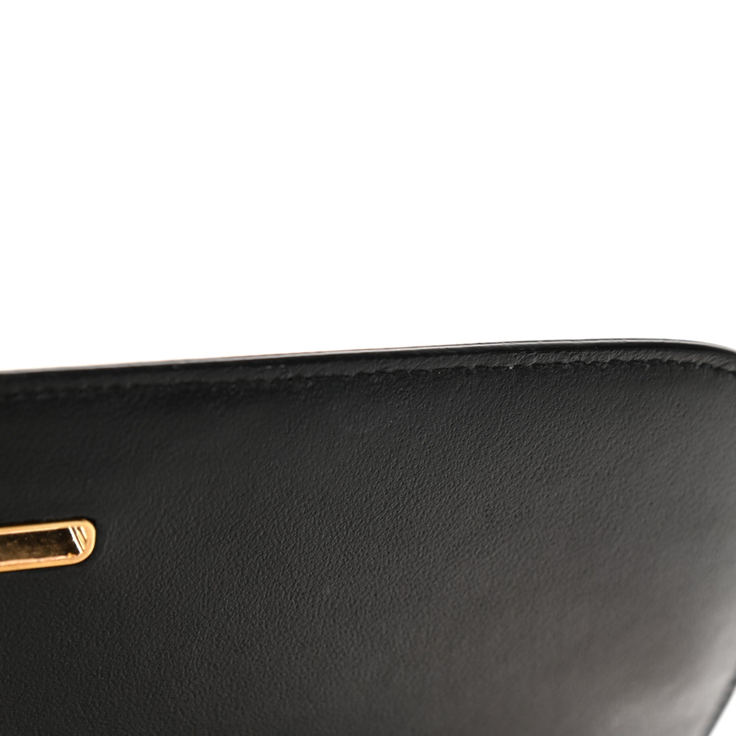 Grained Calfskin Trifolio Flap Bag Tan