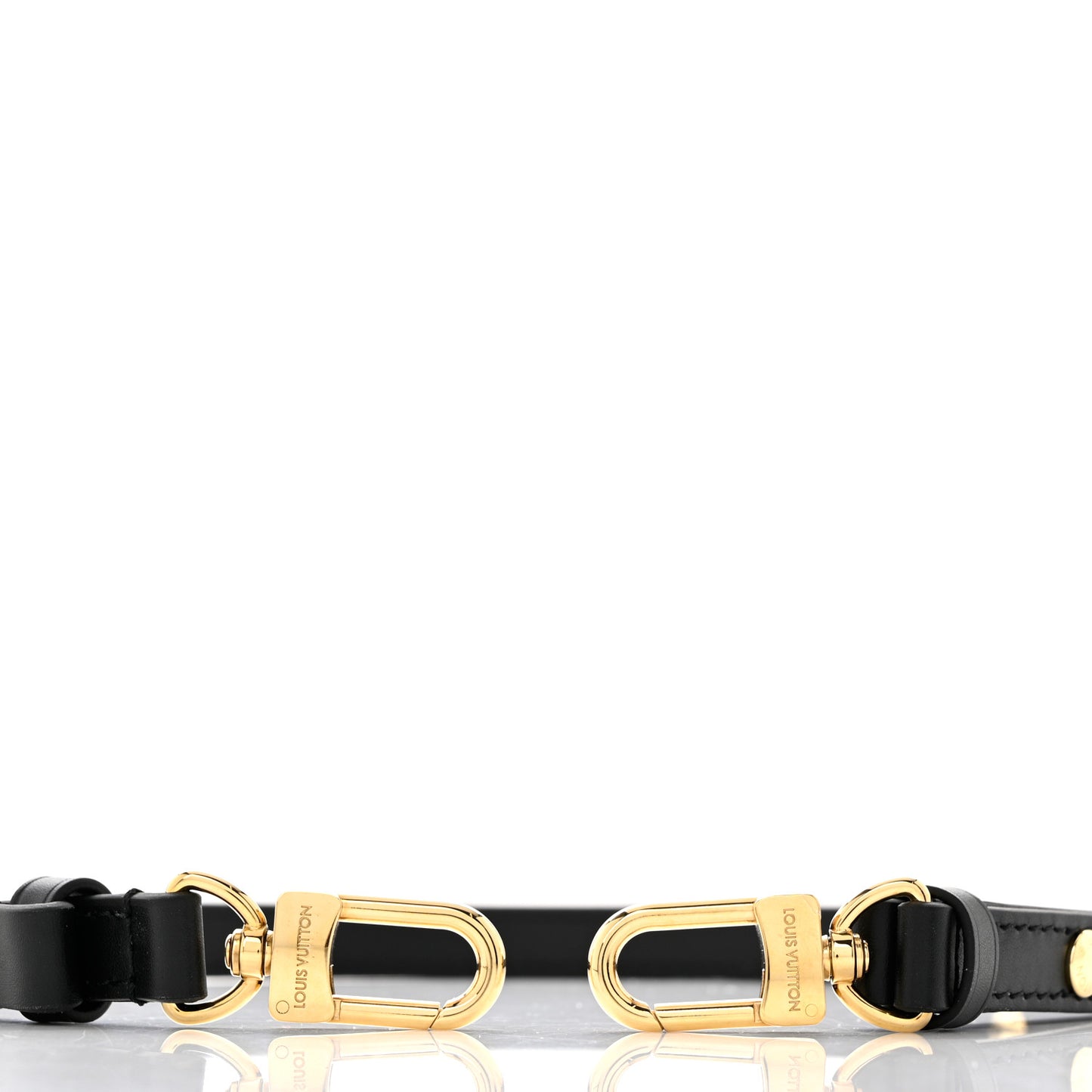 Calfskin 16mm Adjustable Shoulder Strap Black