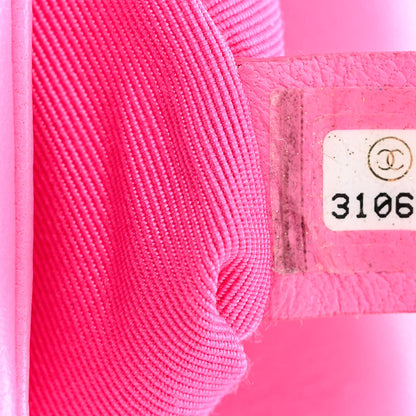 Chanel Lambskin Quilted Medium Chanel 19 Flap Neon Pink 7 of 10