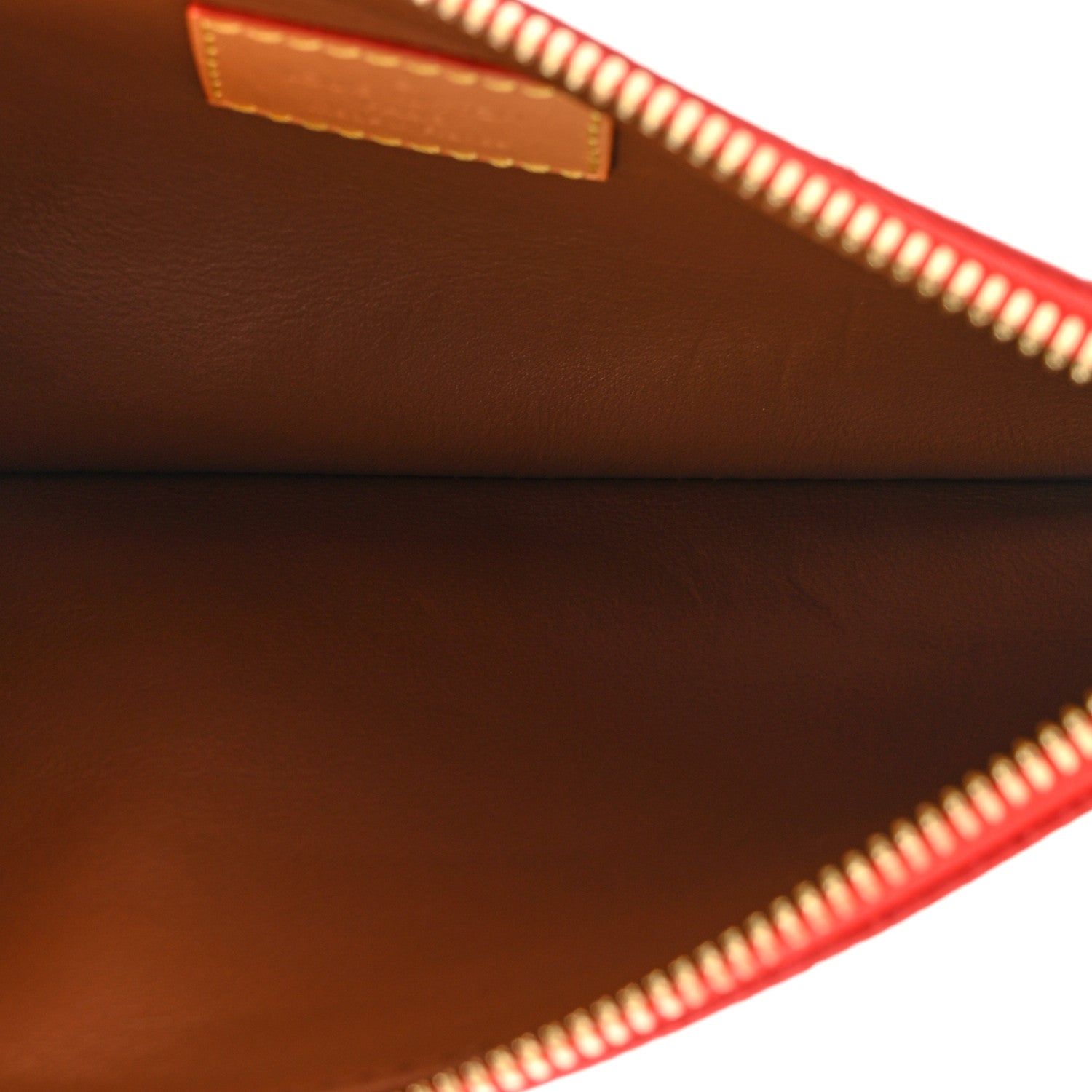 Louis Vuitton LOUIS VUITTON Calfskin Monogram Speedy P9 Bandouliere 40 Red 8 of 14