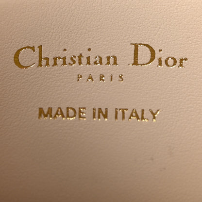 Christian Dior Oblique Chambray 30 Montaigne Cigale Pouch With Chain Blue Light Biscuit 10 of 21