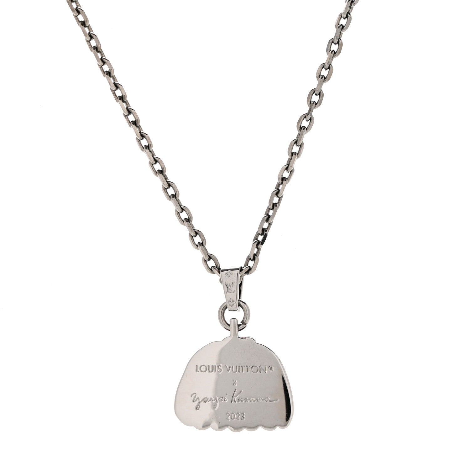 Louis Vuitton X Yayoi Kusama Pumpkin Pendant Necklace 4 of 4