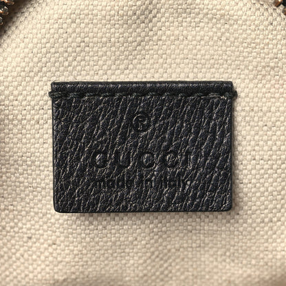 Gucci Velvet Calfskin GG Monogram Round Shoulder Bag Blue Beige 6 of 9
