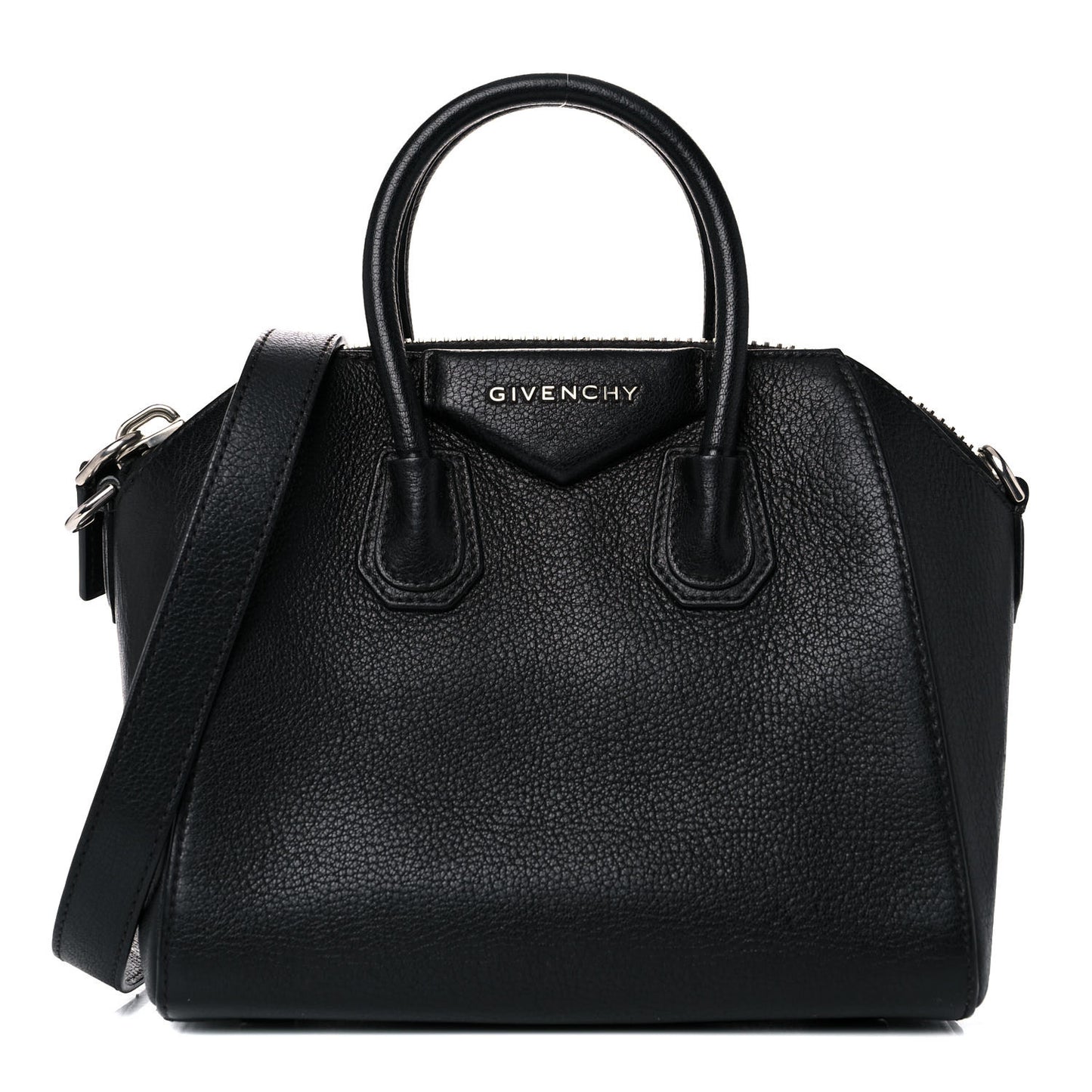 Sugar Goatskin Mini Antigona Black