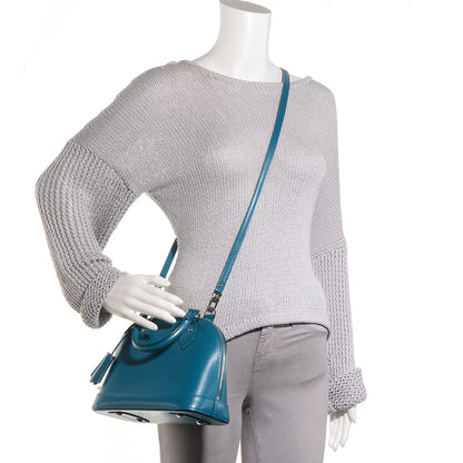 Louis Vuitton Epi Alma BB Cyan 2 of 7