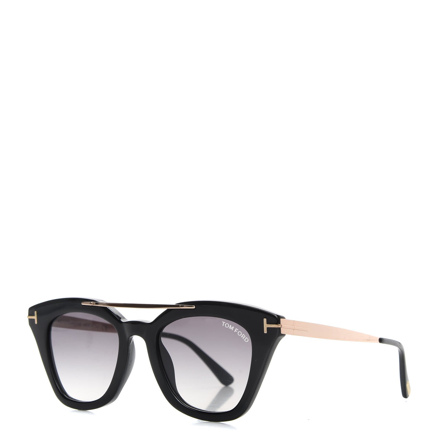 Tom Ford Acetate Anna Sunglasses TF575 Black 1 of 8