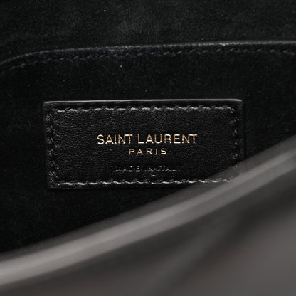 Saint Laurent Lambskin Quilted Le 57 Diamond Shoulder Bag Black 6 of 10