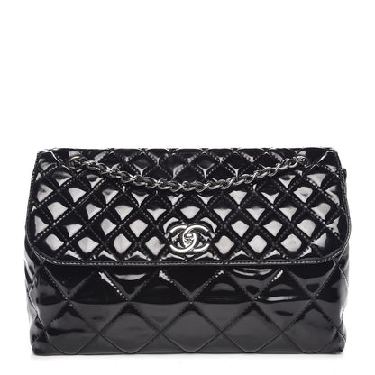 Chanel Vinyl Quilted In the Business Flap Bag Black 1 of 14