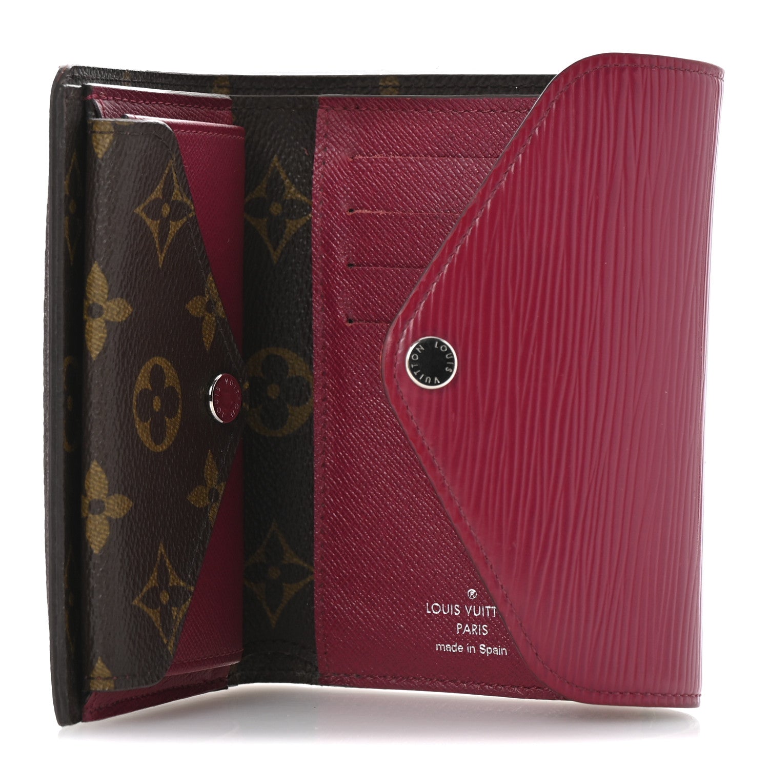 Louis Vuitton Epi Monogram Marie-Lou Compact Wallet Fuchsia 5 of 11