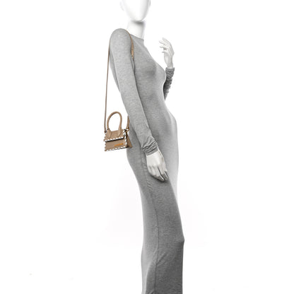 Jacquemus Calfskin Le Chiquito Whipstitch Beige 2 of 13