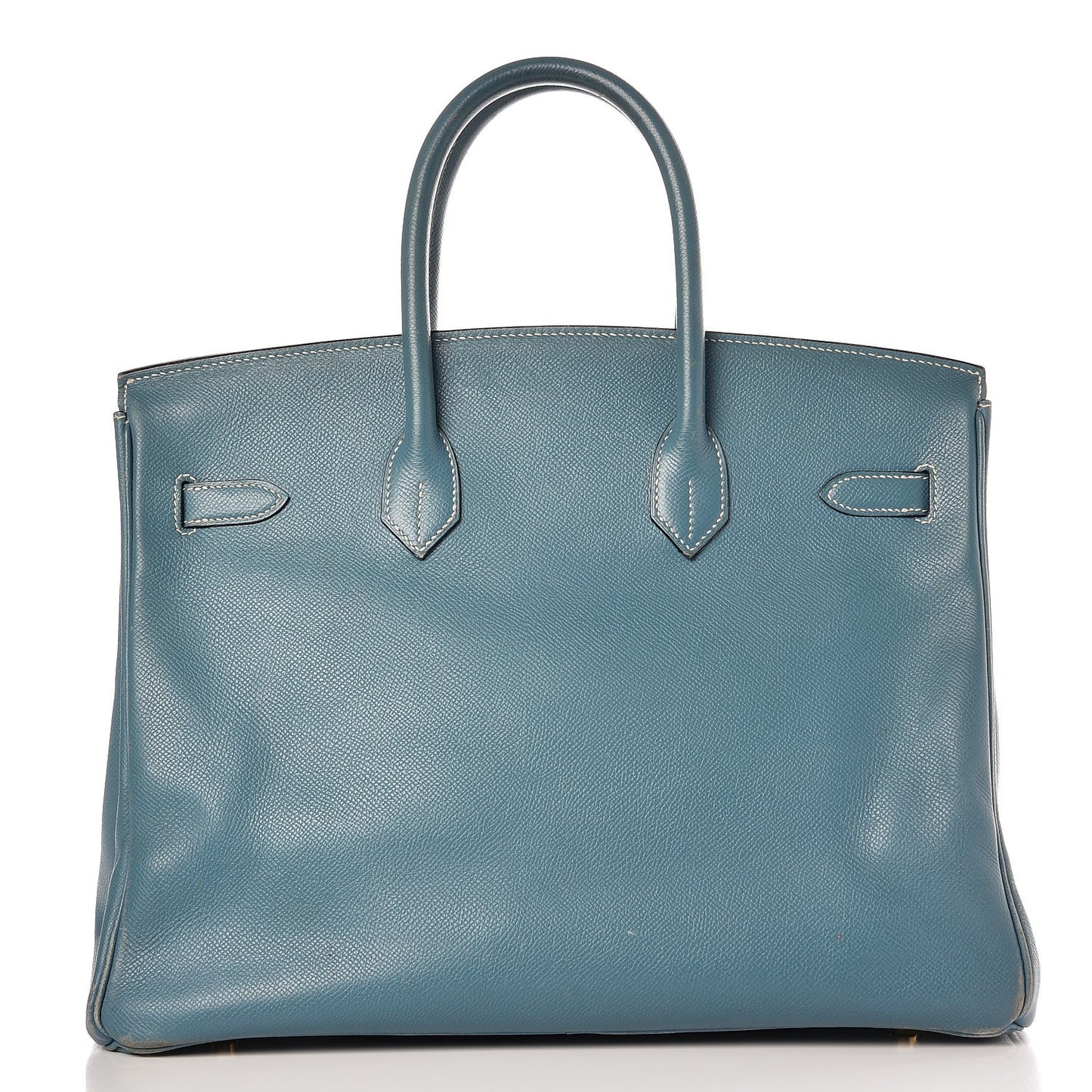 Epsom Birkin 35 Blue Jean