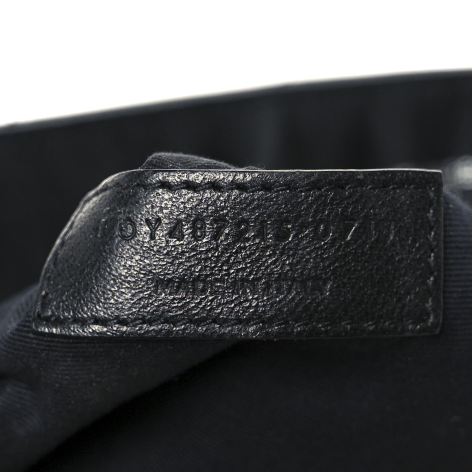 Saint Laurent Calfskin Y Quilted Monogram Large Loulou Chain Satchel Black 8 of 11