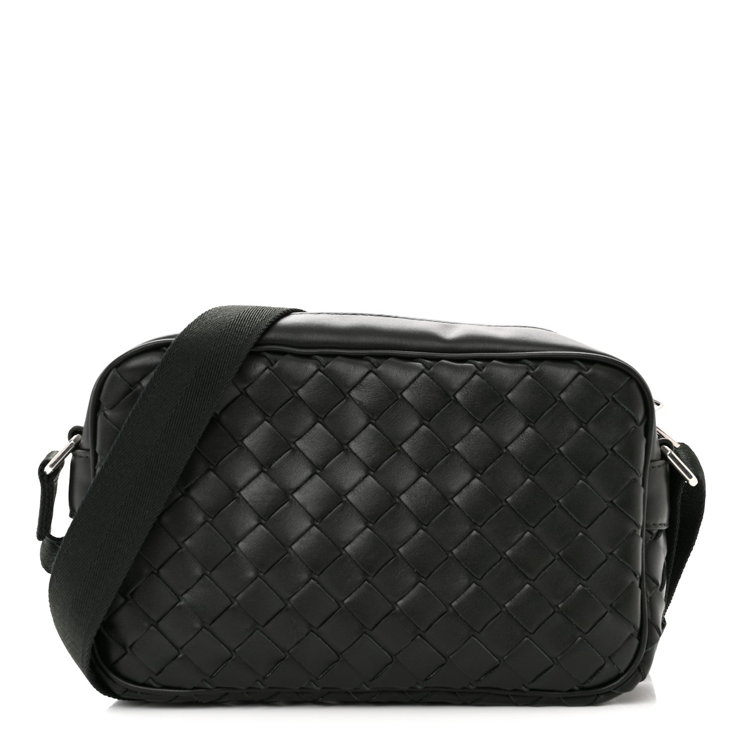 Bottega Veneta Calfskin Intrecciato Small Camera Bag Dark Green 1 of 10