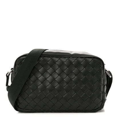 Bottega Veneta Calfskin Intrecciato Small Camera Bag Dark Green 1 of 10