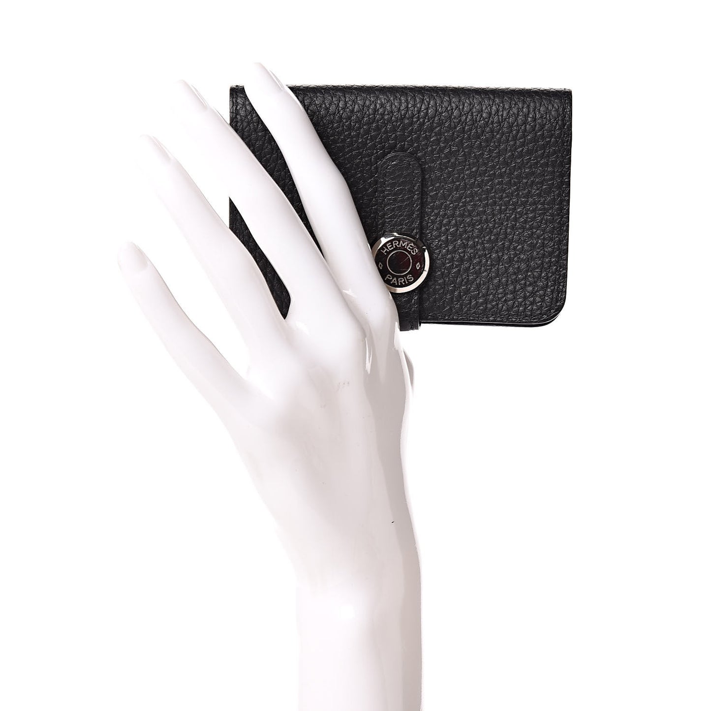 Togo Dogon Card Case Black