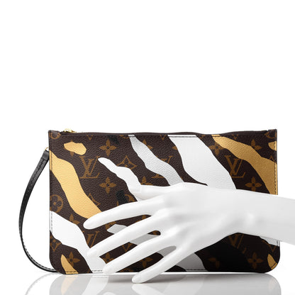 Louis Vuitton X LOL Monogram Neverfull MM GM Pochette Gold Silver 2 of 7