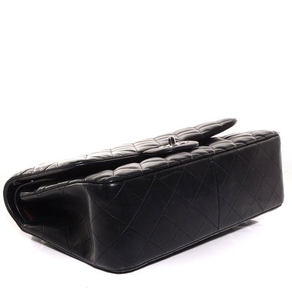 Chanel Lambskin Quilted Jumbo Double Flap Black 4 of 9