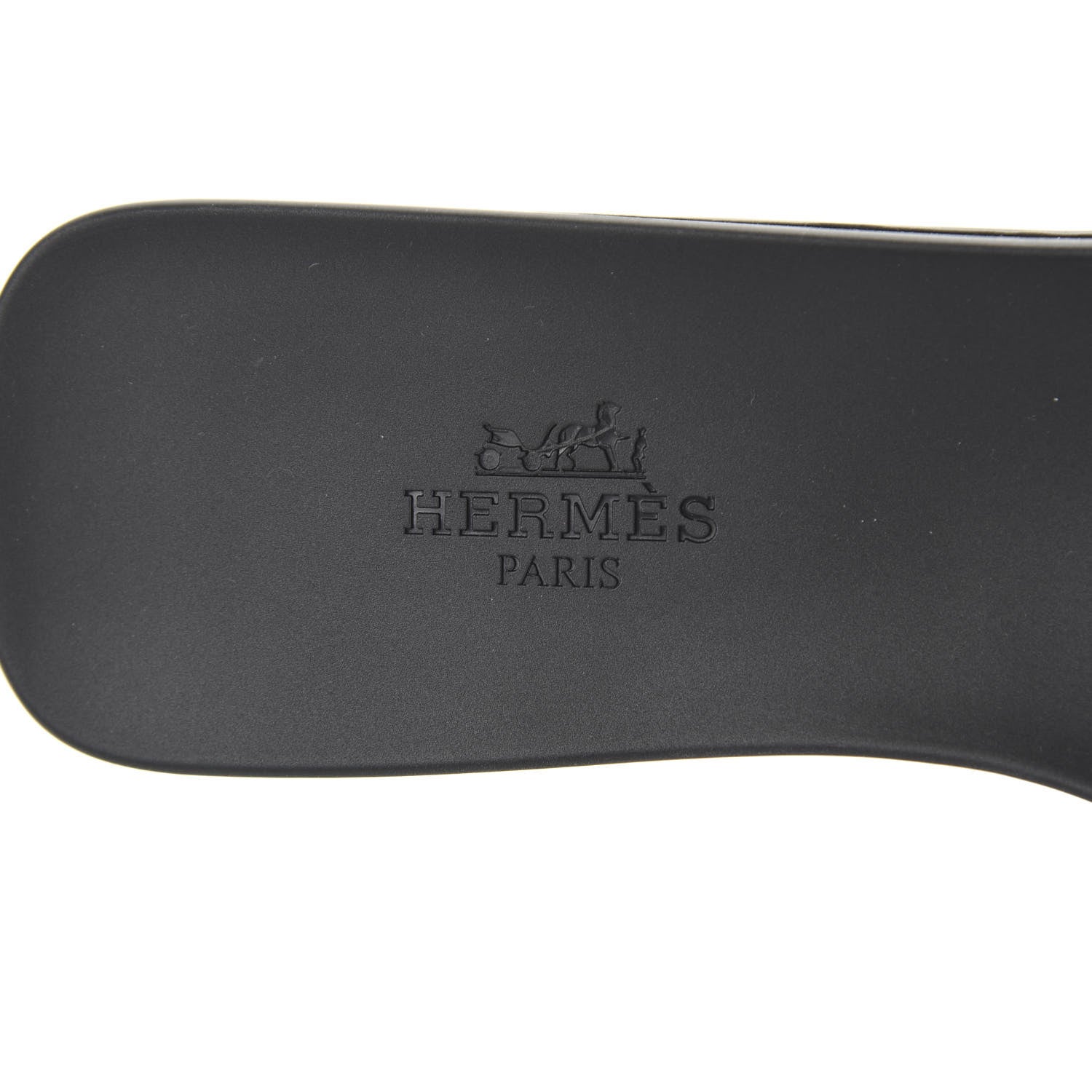 Hermes Rubber Aloha Sandals 36 Black 7 of 8
