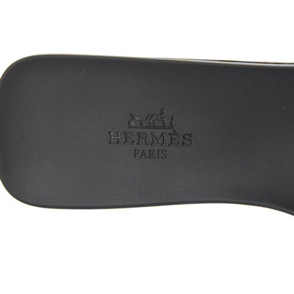 Hermes Rubber Aloha Sandals 36 Black 7 of 8