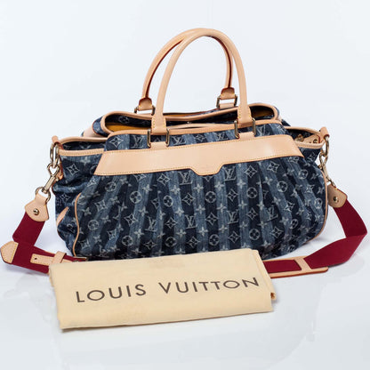 Louis Vuitton Denim Raye Cabas GM 10 of 10