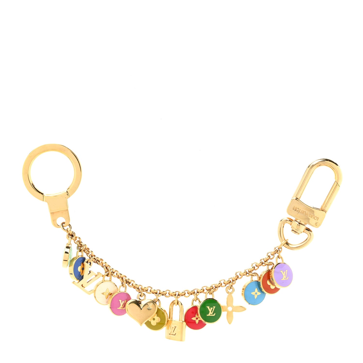 Louis Vuitton Pastilles Key Chain Bag Charm Multicolor 1 of 3