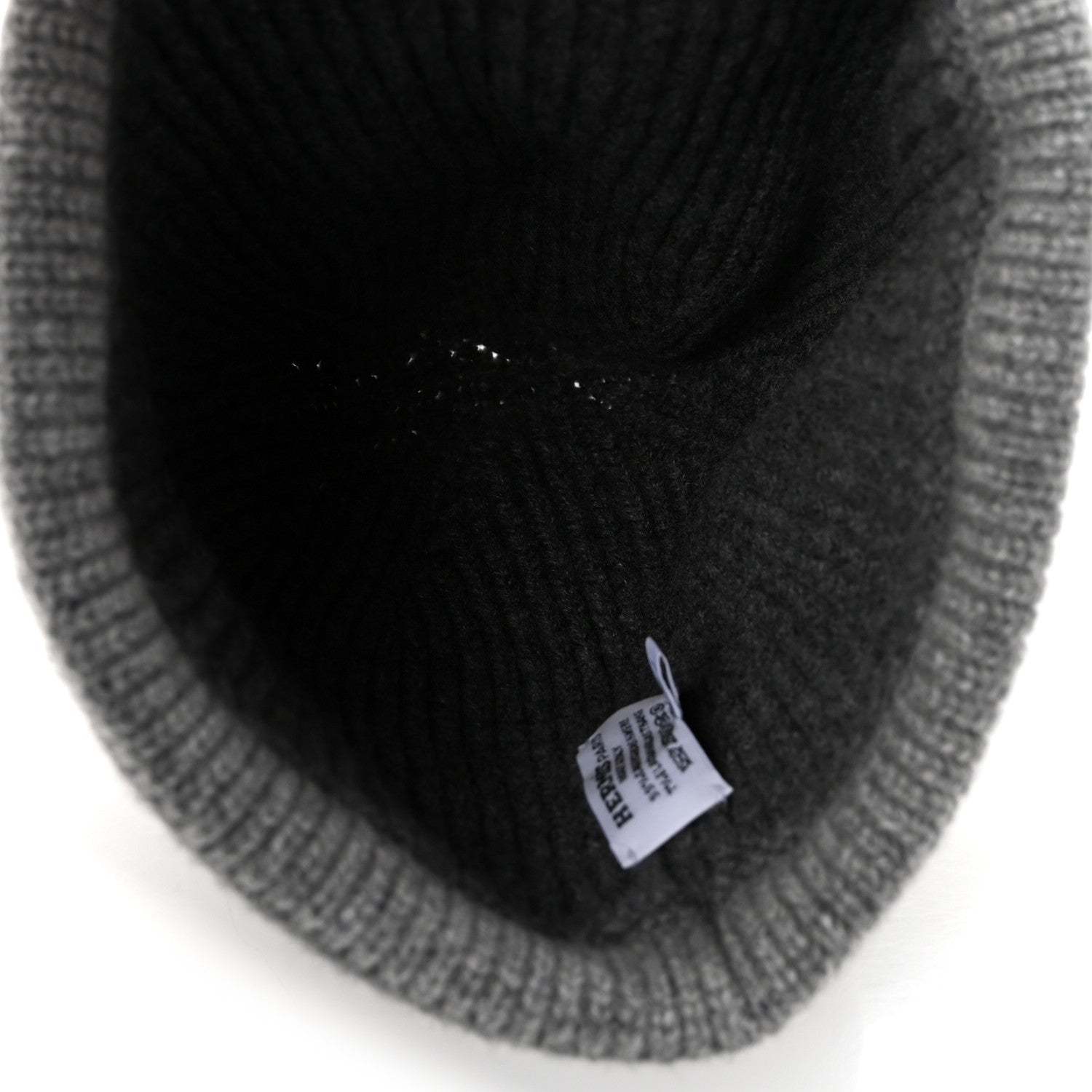 Hermes Cashmere Knit Heaven Beanie S Charbon Flanelle 4 of 5