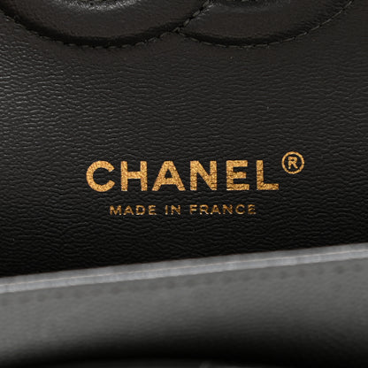 Chanel Caviar Quilted Medium Double Flap Dark Grey 6 of 8