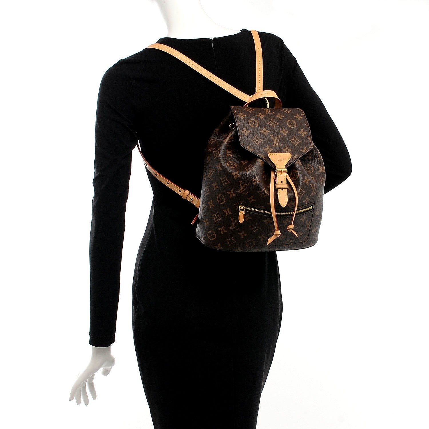 Louis Vuitton Monogram Montsouris NM Backpack 2 of 9
