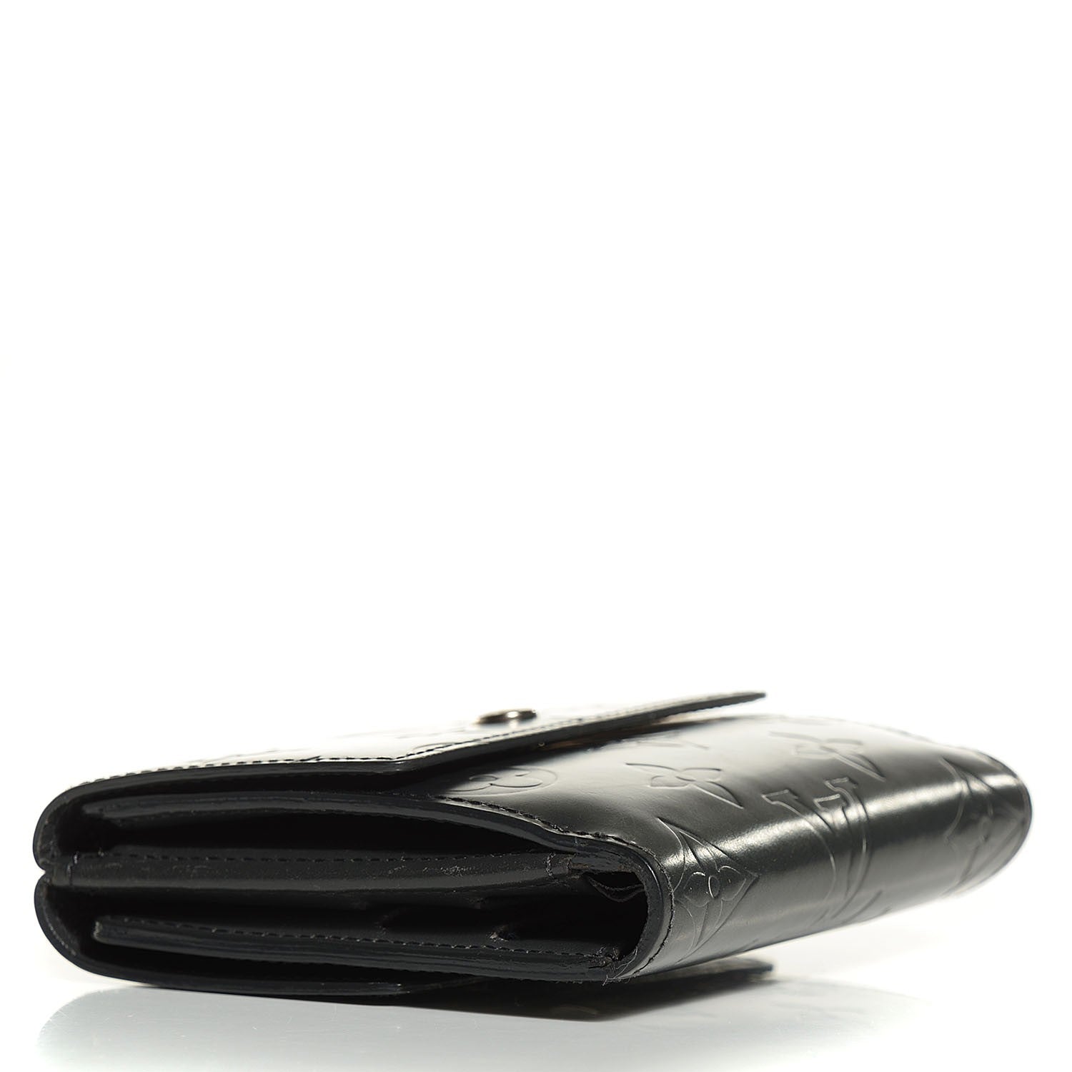 Louis Vuitton Mat Monogram Elise Wallet Black 4 of 8