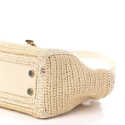 Saint Laurent Raffia Baby Monogram Downtown Cabas Naturale 9 of 11