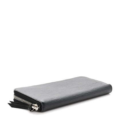 Louis Vuitton Epi Clemence Wallet Black 4 of 9