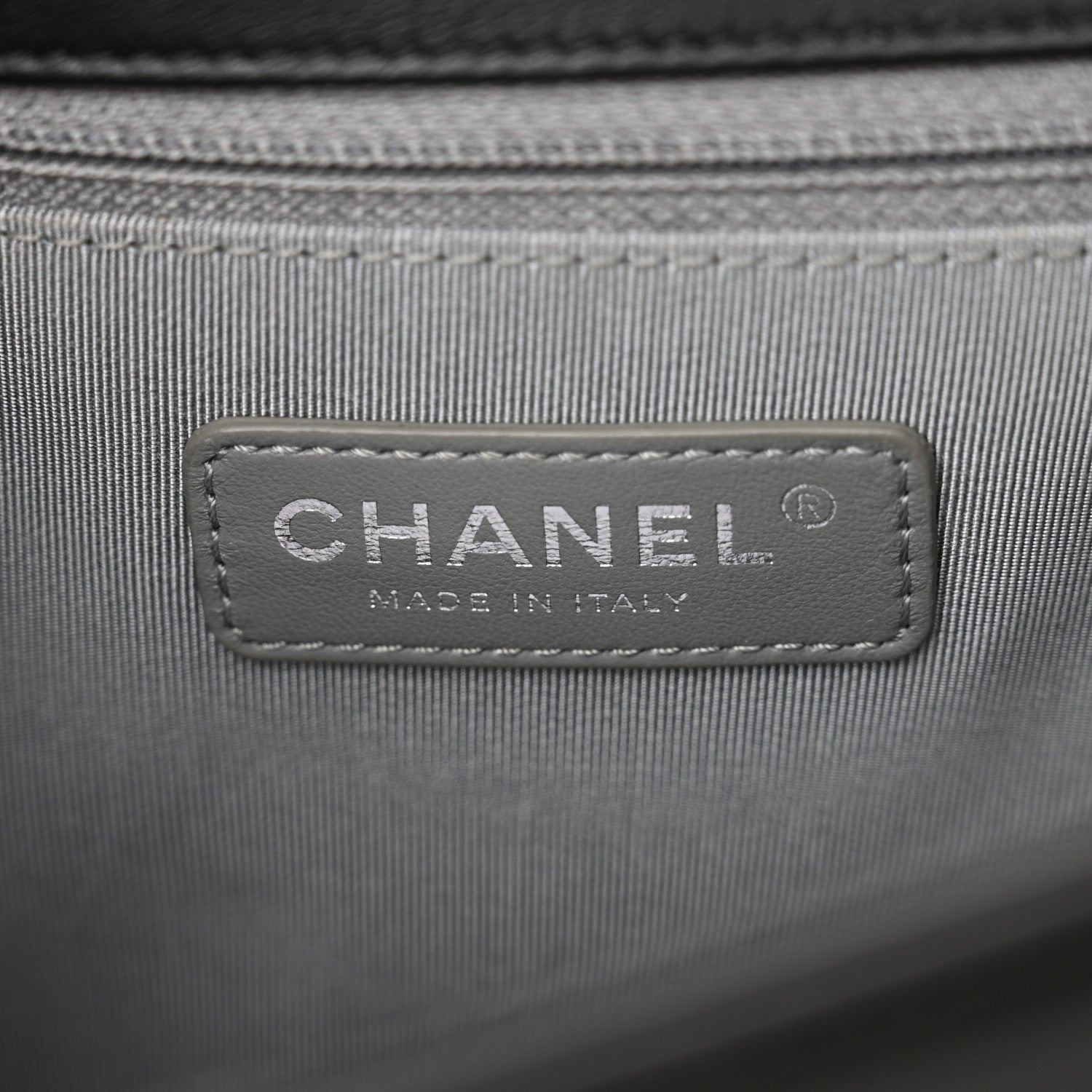 Chanel Calfskin Chevron Quilted New Medium Boy Flap Black 6 of 12
