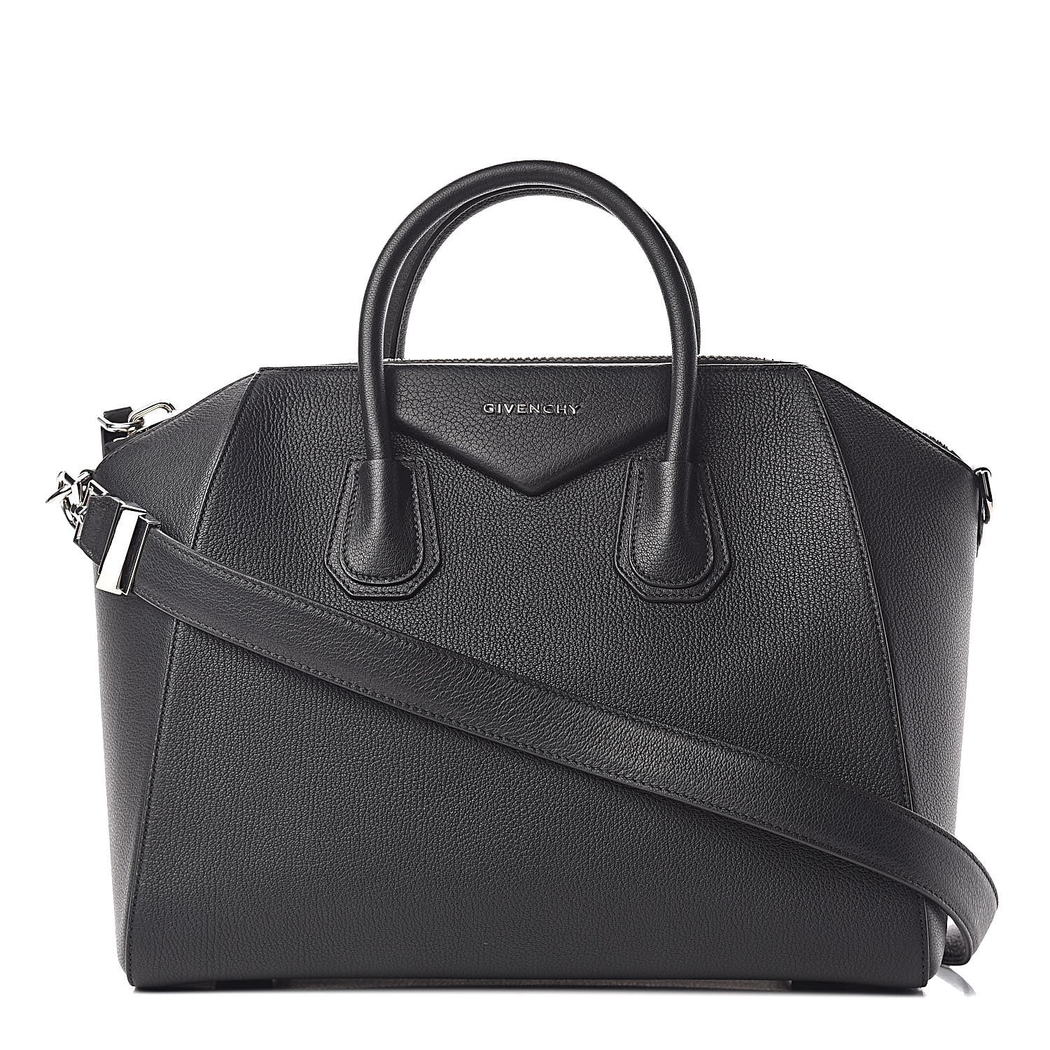 Givenchy Sugar Goatskin Medium Antigona Black 1 of 18