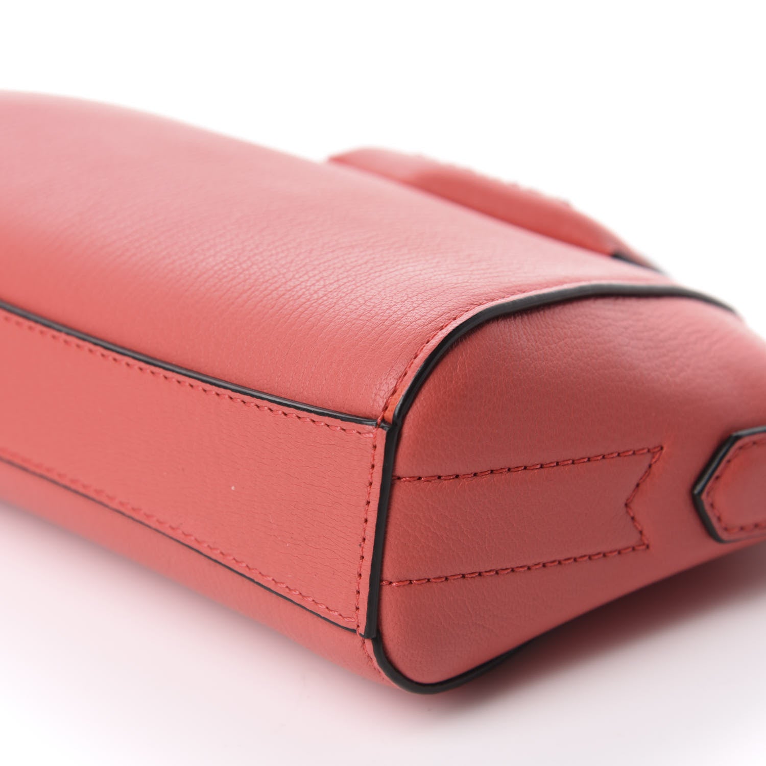 Givenchy Sugar Goatskin Nano Antigona Coral 7 of 9