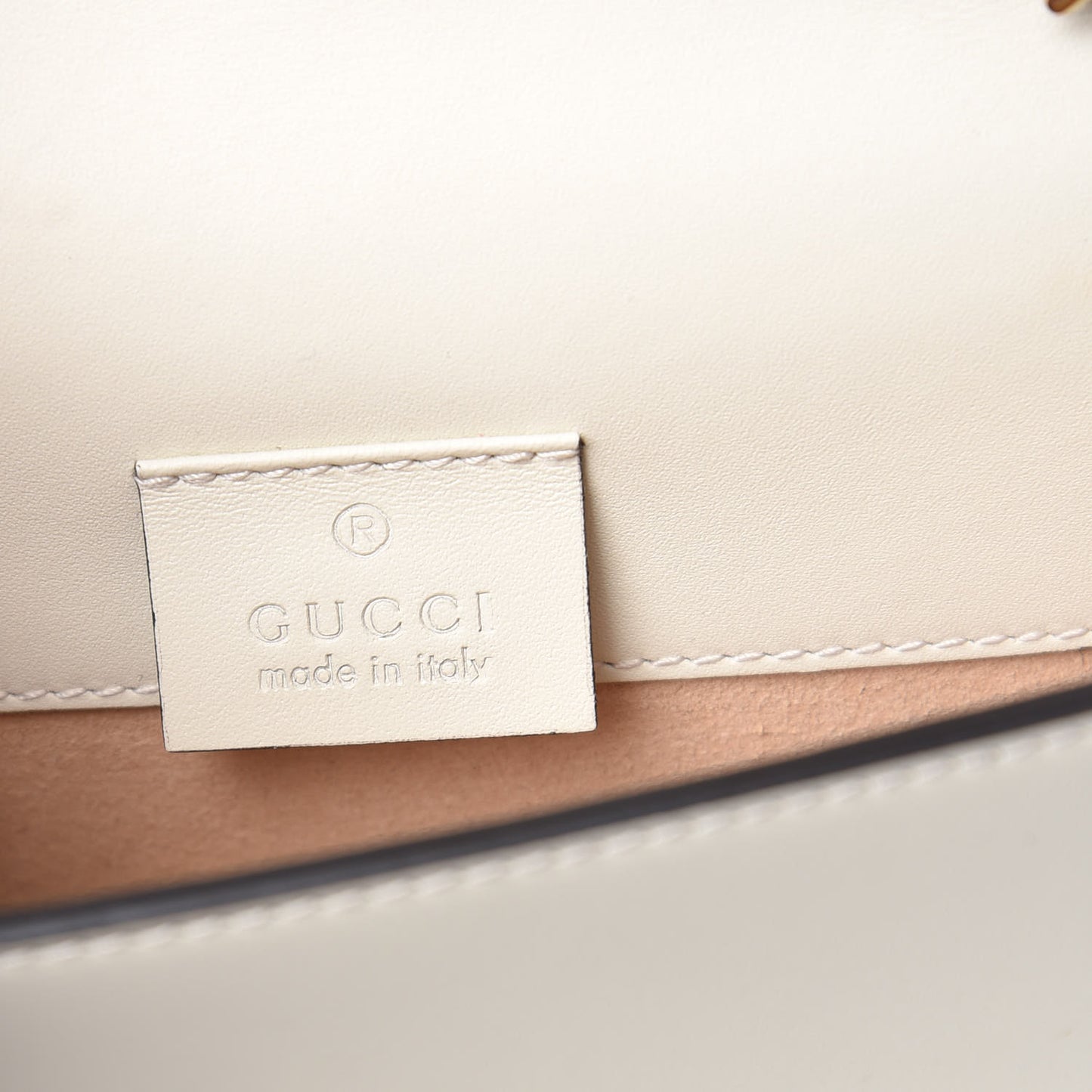 Calfskin Super Mini Sylvie Chain Shoulder Bag White