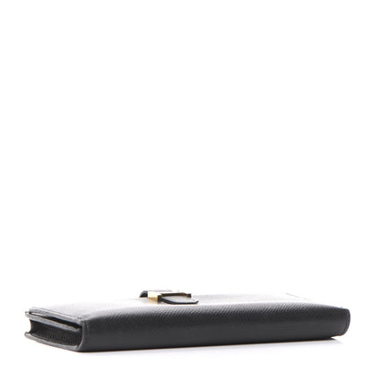 Hermes Epsom Bearn Gusset Wallet Black 4 of 7