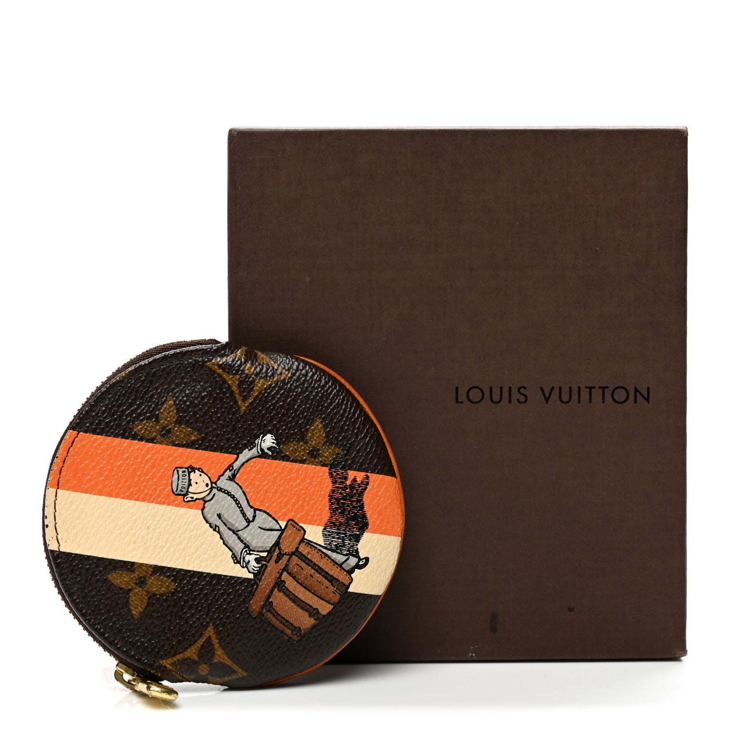Louis Vuitton Monogram Groom Round Coin Purse 9 of 9