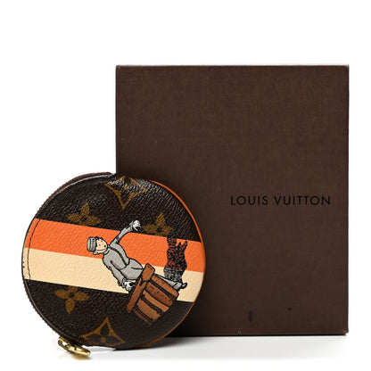 Louis Vuitton Monogram Groom Round Coin Purse 9 of 9