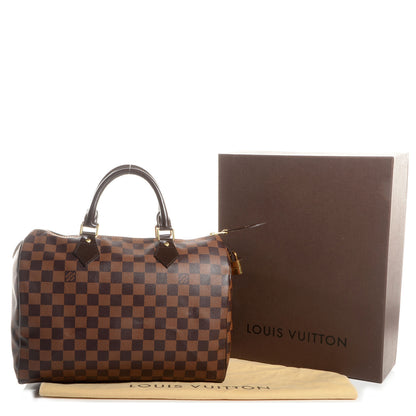 Louis Vuitton Damier Ebene Speedy 30 5 of 8