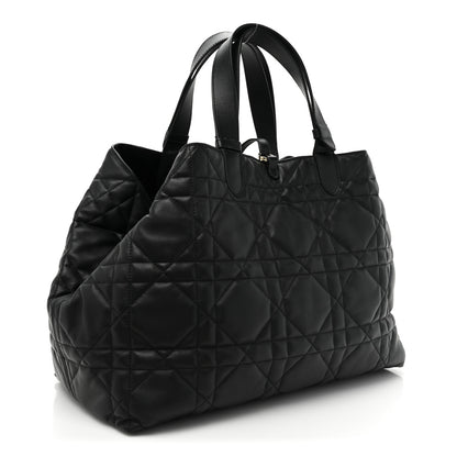 Christian Dior Calfskin Macrocannage Large Toujours Black 4 of 15