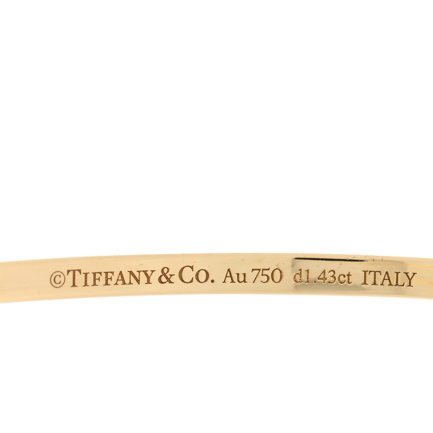 Tiffany 18K Yellow Gold Diamond Carnelian Fleur De Lis Bracelet 3 of 4